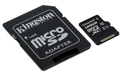 Canvas Select microSD UHS-I - 128Go +Adaptateur SD