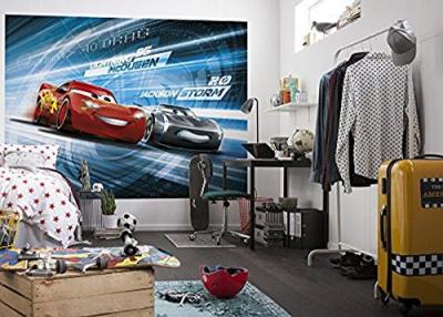 Poster g&eacute;ant cars 3 disney simulation 255x180 cm