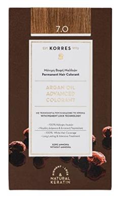 Korres Coloration Permanente Huile D'Argan Blond 7.0