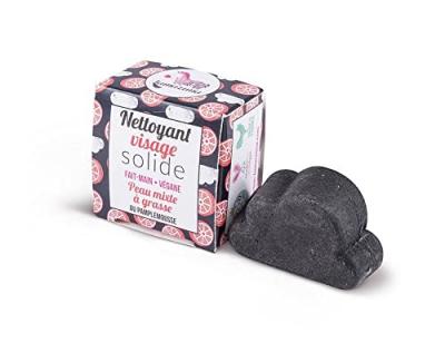 Lamazuna nettoyant solide visage peau mixte &agrave; grasse pamplemousse 25g
