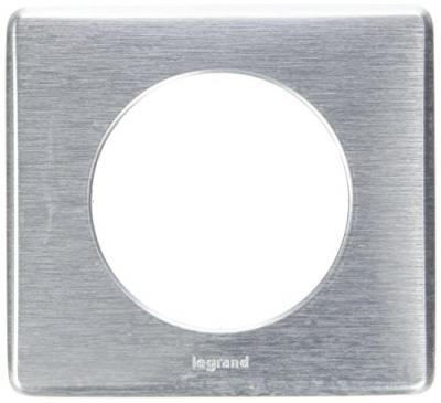 Plaque LEGRAND Celiane aluminium