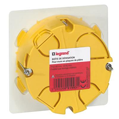 LEGRAND - Bo&icirc;te &agrave; encastrer ronde pour mur creux