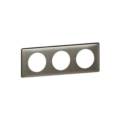 LEGRAND Celiane plaque 3 poste tungstene
