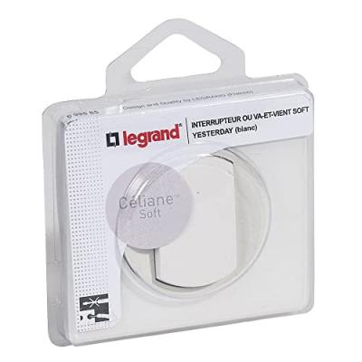 LEGRAND - Celiane va et vient complet blanc