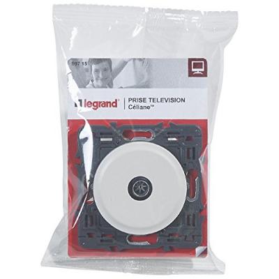 Legrand Prise Tv M C&eacute;liane &Oslash;9,5mm Blanc