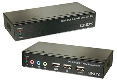 LINDY Cat.5 KVM Extender Classic - rallonge ecran-clavier-souris/USB