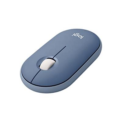 Souris sans fil Bluetooth Logitech Pebble M350 Blueberry 