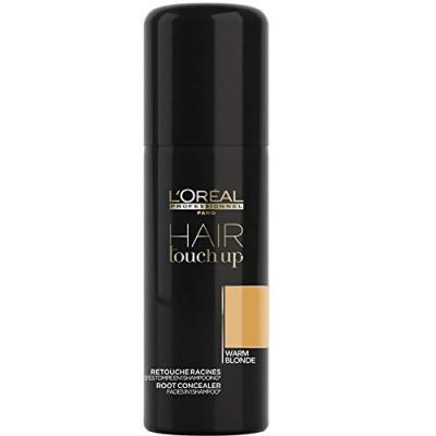 Hair touch up warm blond