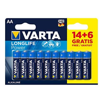Piles LR06 - AA &ndash; 1,5V Varta High Energy x20 