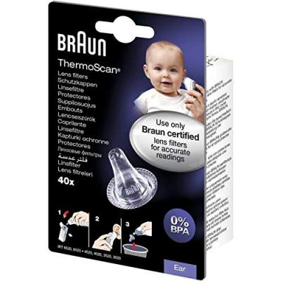 BRAUN Embouts Jetables Pour Thermom&egrave;tre