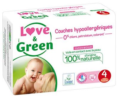 Love & green - 46 couches (t4) - 7/14kg