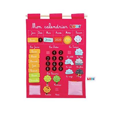 LUDI Panneau Calendrier Basic Rose