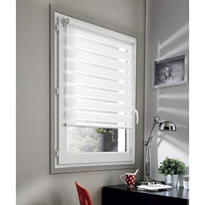 Store Mad&eacute;co EASY ROLL JALOUSY blanc 37x190cm