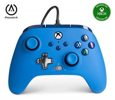 Manette filaire am&eacute;lior&eacute;e PowerA pour Xbox S&eacute;ries X/S Bleu 