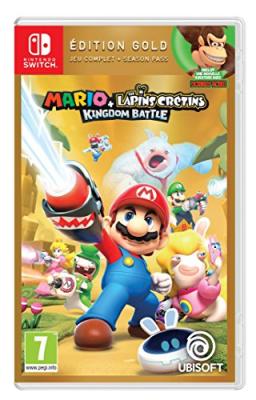 Mario + The Lapins Cr&eacute;tins Kingdom Battle Edition Gold Nintendo Switch