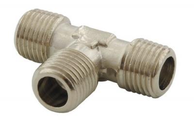 MECAFER Raccord 3 voies - 3 x 1/4- M