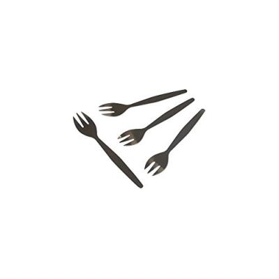 Lot de 4 fourchettes &agrave; hu&icirc;tre - inox