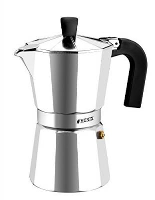 MONIX Cafeti&egrave;re Italienne M620009 9 tasses, Aluminium