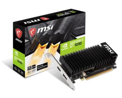 Carte graphique > MSI MSI Carte graphique MSI MS-V809GeForce GT 1030 2GHD4 LP OC