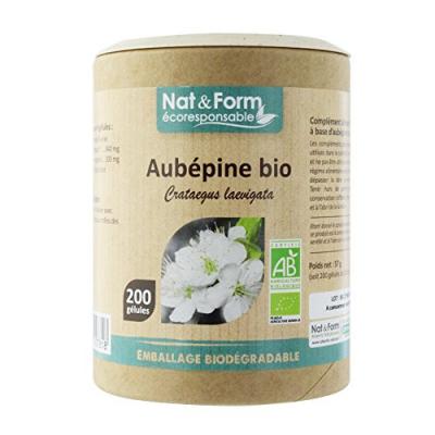 Nat & Form Eco Responsable Aub&eacute;pine Bio 200 G&eacute;lules