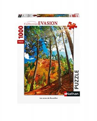 Puzzle 1000 pi&egrave;ces Nathan Les ocres de Roussillon 