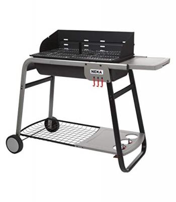 Barbecue &agrave; charbon Azur pro 120 cm - Noir