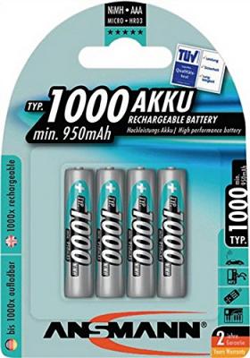 Ansmann 1000mAh NiMh Professionnel, Batterie