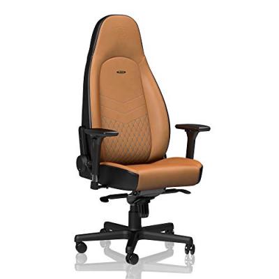 Si&egrave;ge Noblechairs Icon Cuir Noir et Orange 