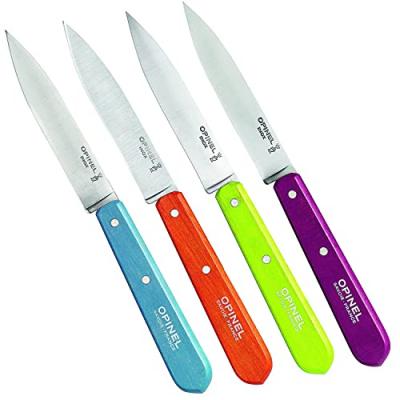 COFFRET 4 COUTEAUX OFFICE INOX COULEUR