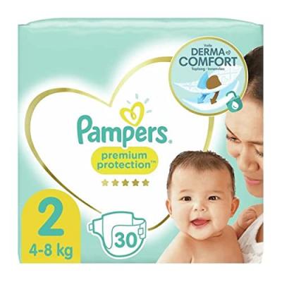 Pampers Premium Protection Couches Taille 2 30 unit&eacute;s