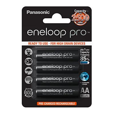 Eneloop Piles Pro Mignon Aa 2500mah One Size Black