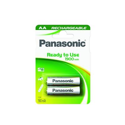 Pack de 2 piles rechargeables Panasonic Evolta AA Ni-MH LR06 