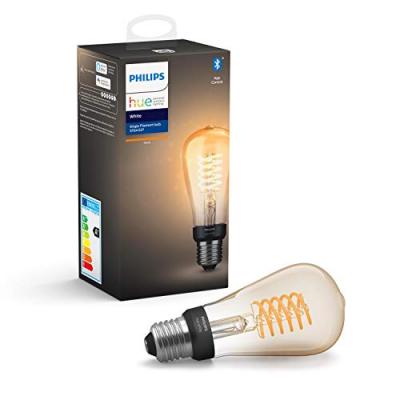Ampoule Hue connect&eacute;e filament Edison E27 9W