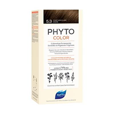 PHYTOCOLOR - 5.3 - Ch&acirc;tain Clair Dor&eacute; Coloration Permanente, 112ml