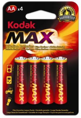KODAK - Piles - MAX Alcaline - AA / LR06 - pack de 4 