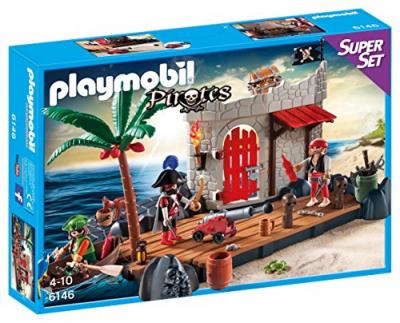 PLAYMOBIL SuperSet Il&ocirc;t des pirates - 6146