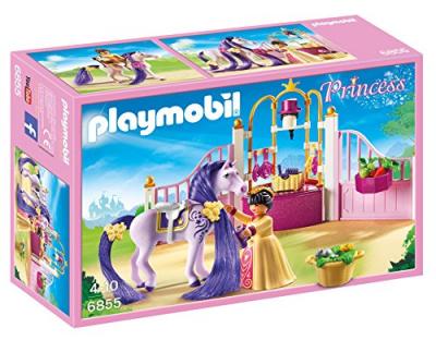 Playmobil 6855 - Ecurie Avec Cheval Et Princesse