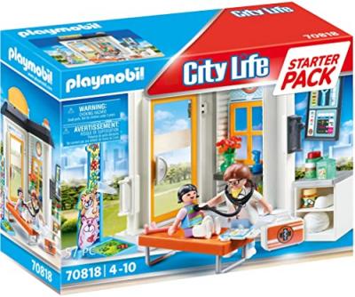 Playmobil City Life 70818 Starter Pack Cabinet de p&eacute;diatre 