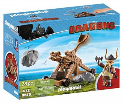 9245 Playmobil Gueulfor avec catapulte
