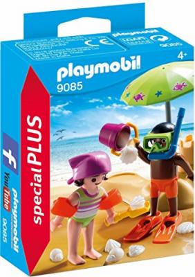 9085 Enfants et ch&acirc;teaux de sable