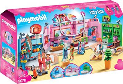 9078 Galerie marchande Playmobil rose