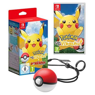 Pokemon Let's Go Pikachu + Poke Ball