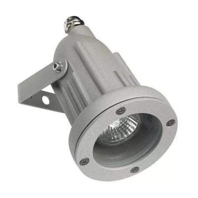 Projecteur Helio, aluminium et verre, gris