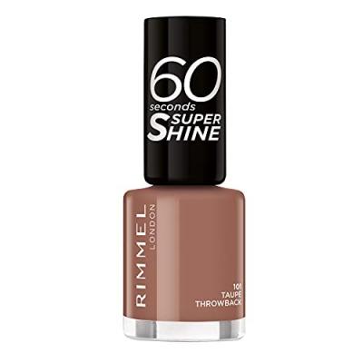 Rimmel 60 Seconds Super Shine 101 Taupe Throwback 8ml