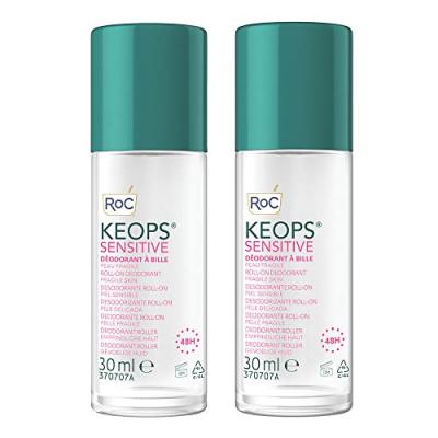 ROC Keops - D&eacute;odorante roll-on sensitive 2x30ml