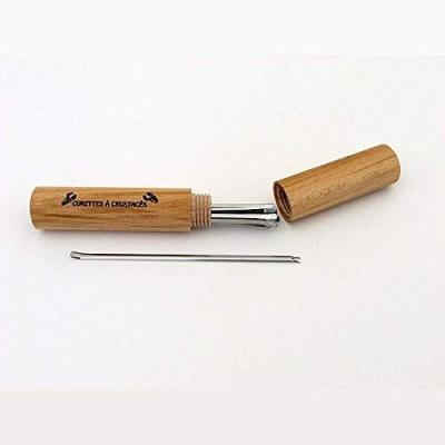 Curette &agrave; homard + fourreau bois - lot de 12