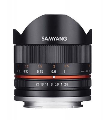 8mm f/2.8 UMC Fisheye II Noir pour Sony E