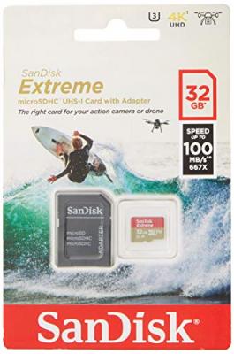 Carte m&eacute;moire micro SD Sandisk MSD ACTIONCAM 32GB