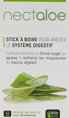Sant&eacute; Verte Nectaloe Sticks 20U - Bo&icirc;te 20 sticks