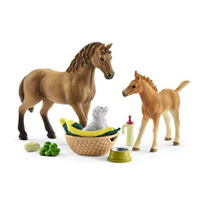 Schleich - Soins b&eacute;b&eacute; animaux de Sarah